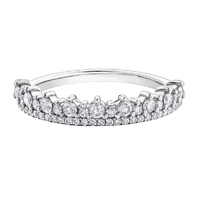 Anniversary rings with a channel - set diamond for a smooth lookDiamond Tiara Inspired Band Anniversary rings with a channel - set diamond for a smooth lookDiamond Tiara Inspired Band