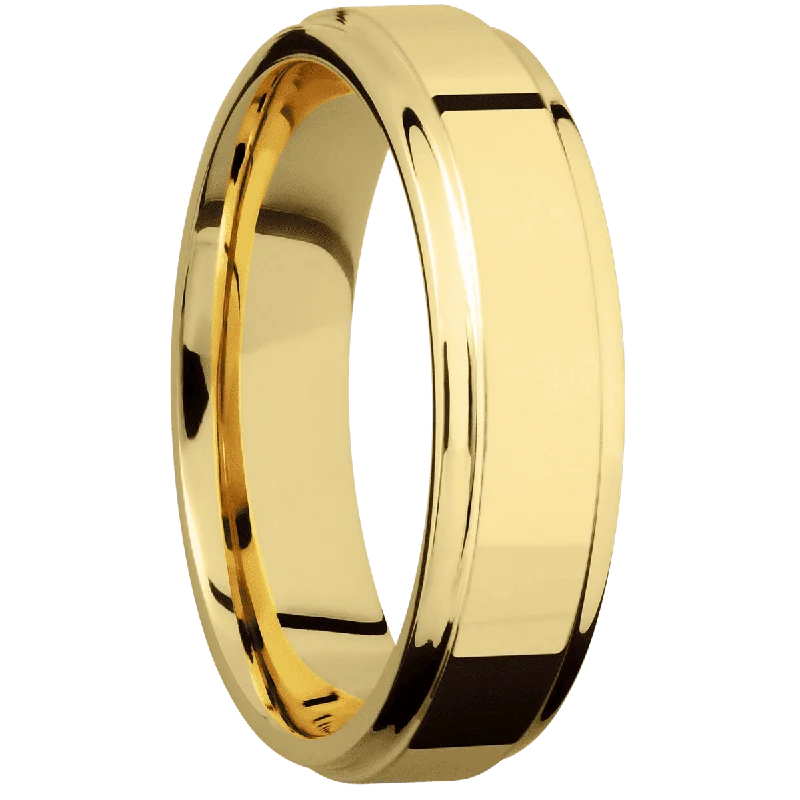 Men's citrine - studded rings for a sunny yellow shade14K Yellow Gold + Polish , Polish Finish Men's citrine - studded rings for a sunny yellow shade14K Yellow Gold + Polish , Polish Finish