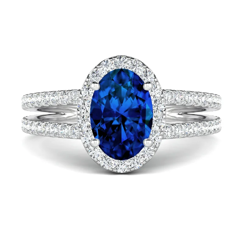 Men's Tanzanite Engagement Rings in Palladium with a Three - Stone ArrangementEloïse Men's Tanzanite Engagement Rings in Palladium with a Three - Stone ArrangementEloïse
