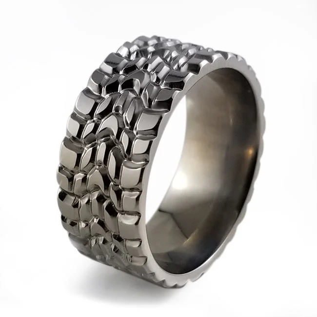Men's shock - resistant rings for durabilityLittle Bogger Titanium ring