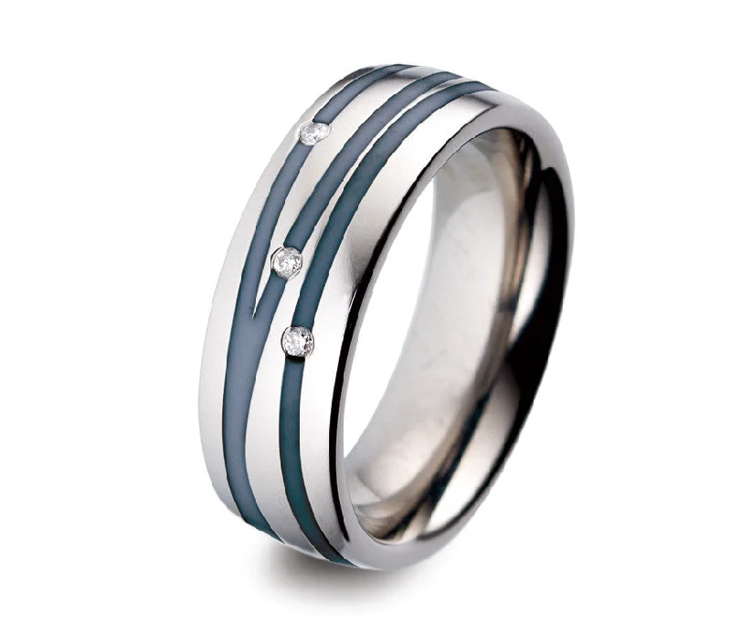 Titanium Rings with a Cross - Embossed Design for a Spiritual Touch52291-07 TeNo Titanium Ring Titanium Rings with a Cross - Embossed Design for a Spiritual Touch52291-07 TeNo Titanium Ring