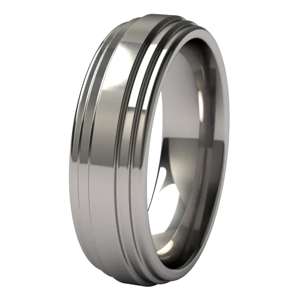 Men's tribal - print rings for a unique aestheticAztec | Mens Titanium Ring