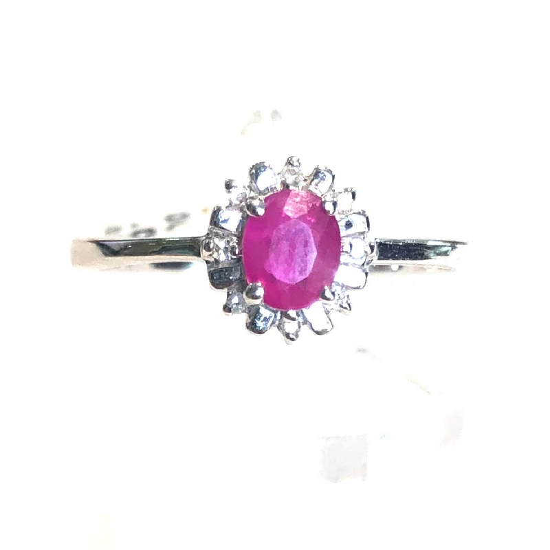 Bohemian - Style Fashion Rings with Turquoise and Silver Filigree for a Free - Spirited LookRuby and Diamond Halo Ring Bohemian - Style Fashion Rings with Turquoise and Silver Filigree for a Free - Spirited LookRuby and Diamond Halo Ring
