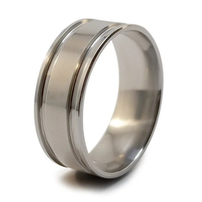 Men's shock - resistant rings for durabilityAbyss Stealth Titanium ring