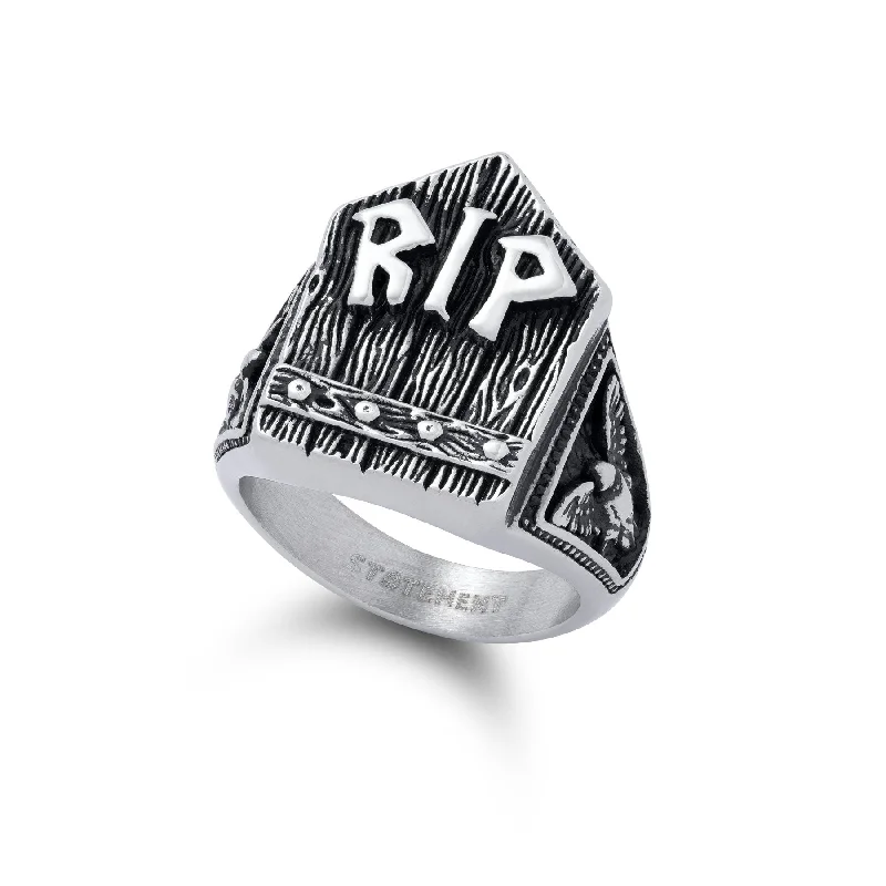Enamel - Coated Women's Rings in Bright, Bold ColorsGravestone Ring
