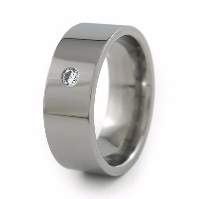 Men's silicone fitness rings for active lifestylesFacia | Single Inset Titanium Ring Men's silicone fitness rings for active lifestylesFacia | Single Inset Titanium Ring