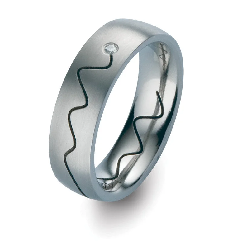 Lightweight Titanium Rings for All - Day Comfort51870-02 TeNo Titanium Ring