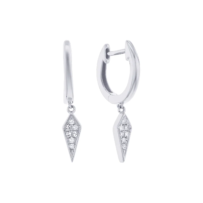 Men's Black Onyx Engagement Rings Set in Titanium for a Modern and Bold LookDiamond Kite Drop Earrings