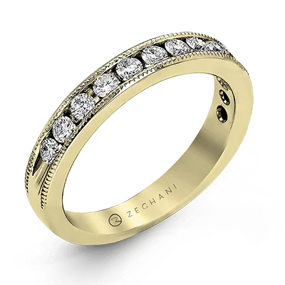 Custom - designed anniversary rings with personalized engravingsZR45 Anniversary Ring in 14k Gold with Diamonds Custom - designed anniversary rings with personalized engravingsZR45 Anniversary Ring in 14k Gold with Diamonds