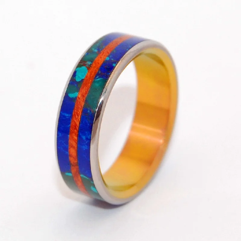 Art Deco - Inspired Women's Rings with Geometric Shapes in 14K GoldBridge Between Oceans | Men's Amboyna Burl Wood, Azurite, & Malachite Wedding Ring Art Deco - Inspired Women's Rings with Geometric Shapes in 14K GoldBridge Between Oceans | Men's Amboyna Burl Wood, Azurite, & Malachite Wedding Ring