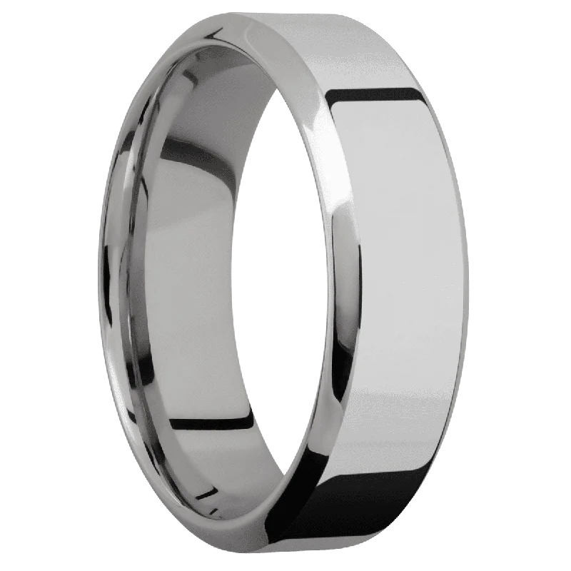 Men's anchor - themed rings for a nautical lookTitanium + Polish , Polish Finish
