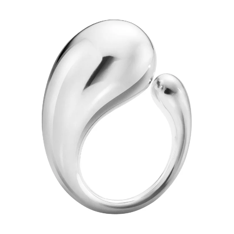 Enamel - Coated Women's Rings in Bright, Bold ColorsXL Mercy Silver Ring