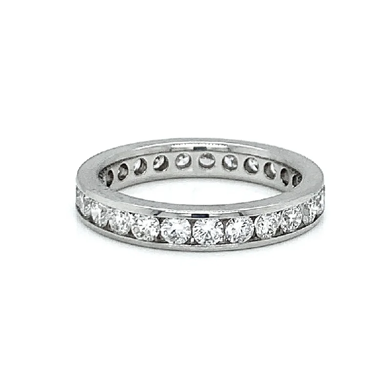 Art Deco - Inspired Women's Diamond Rings with Geometric Designs and Baguette - Cut DiamondsPlatinum and Diamond Eternity Ring - "Eternal Romance" Art Deco - Inspired Women's Diamond Rings with Geometric Designs and Baguette - Cut DiamondsPlatinum and Diamond Eternity Ring - "Eternal Romance"