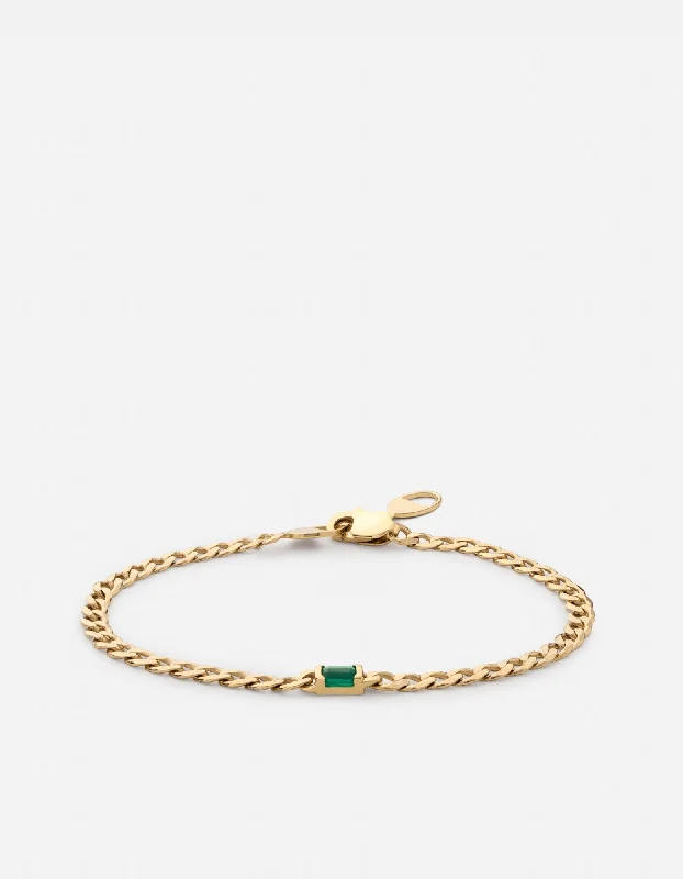 Engagement - Inspired Women's Rings with a Halo of Small DiamondsLyra Emerald Chain Bracelet, Gold Vermeil Engagement - Inspired Women's Rings with a Halo of Small DiamondsLyra Emerald Chain Bracelet, Gold Vermeil
