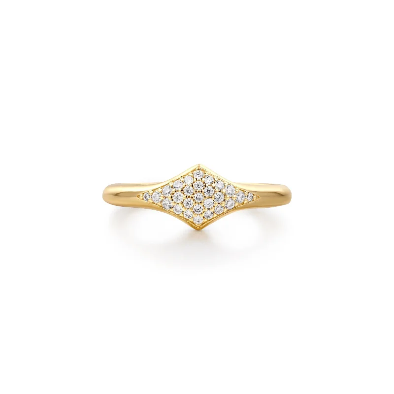 Beaded Fashion Rings in Natural Stones and Cotton Cord for a Handmade AestheticAnia Haie Gold Pave Sparkle Ring R061-05G Beaded Fashion Rings in Natural Stones and Cotton Cord for a Handmade AestheticAnia Haie Gold Pave Sparkle Ring R061-05G