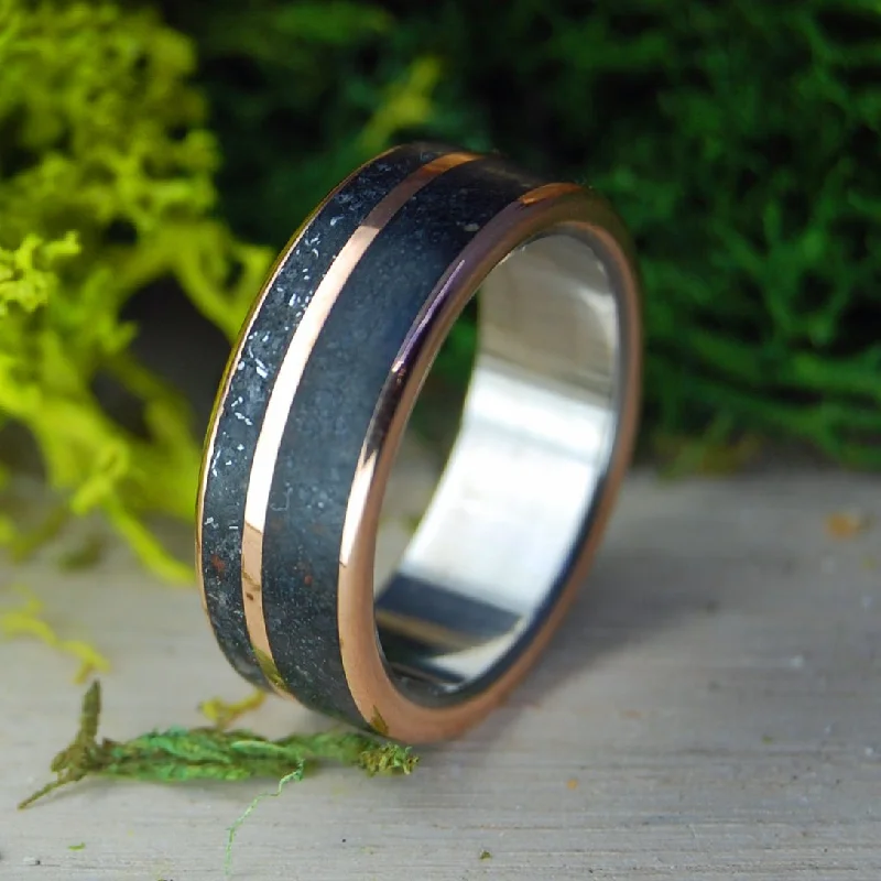 Women's Rings with Birthstones for a Personalized TouchMeteorite Y Lava | Men's Meteorite, Lava & Titanium Wedding Ring Women's Rings with Birthstones for a Personalized TouchMeteorite Y Lava | Men's Meteorite, Lava & Titanium Wedding Ring