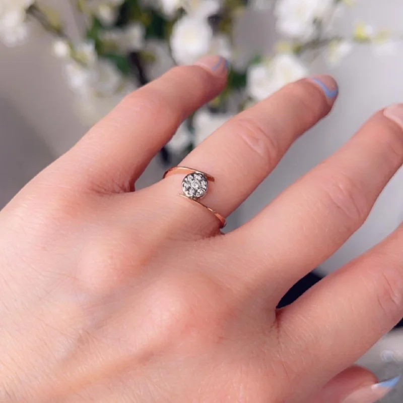 Floral - Patterned Women's Rings in 18K Yellow Gold for a Feminine LookKatie ring