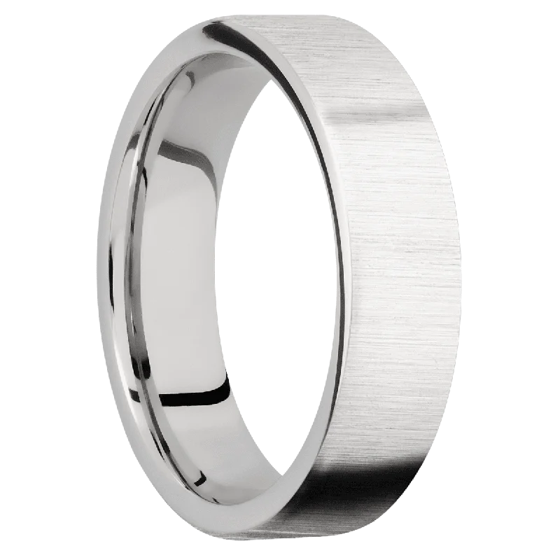 Men's sapphire - set rings for a royal blue hue18K White Gold + Crosssatin Finish