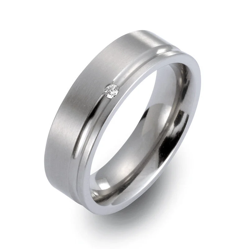 Titanium Rings with a 3D - Printed Custom Design51422-01 TeNo Titanium Ring