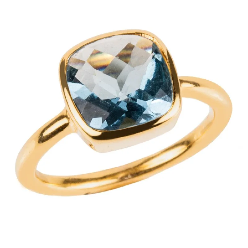 Magnetic Clasp Women's Rings for Easy Wearing and RemovalDream Gems Ring Blue Topaz Magnetic Clasp Women's Rings for Easy Wearing and RemovalDream Gems Ring Blue Topaz