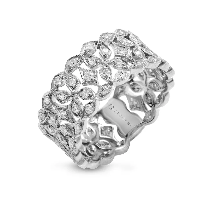 Oval - cut diamond anniversary rings for a unique shapeFiligree Sculpted Diamond Ring Oval - cut diamond anniversary rings for a unique shapeFiligree Sculpted Diamond Ring