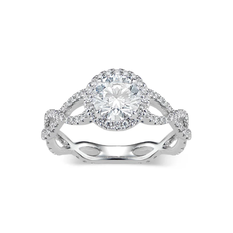 Men's Moonstone Engagement Rings in Silver - Plated Copper with a Celtic Knot PatternRound Diamond Halo Engagement Ring with Twisted Shank Men's Moonstone Engagement Rings in Silver - Plated Copper with a Celtic Knot PatternRound Diamond Halo Engagement Ring with Twisted Shank