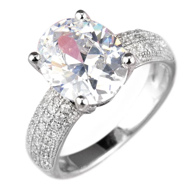 Stackable Gemstone Rings for Women in Amethyst, Sapphire, and EmeraldCaravella Rhodium Ring Stackable Gemstone Rings for Women in Amethyst, Sapphire, and EmeraldCaravella Rhodium Ring
