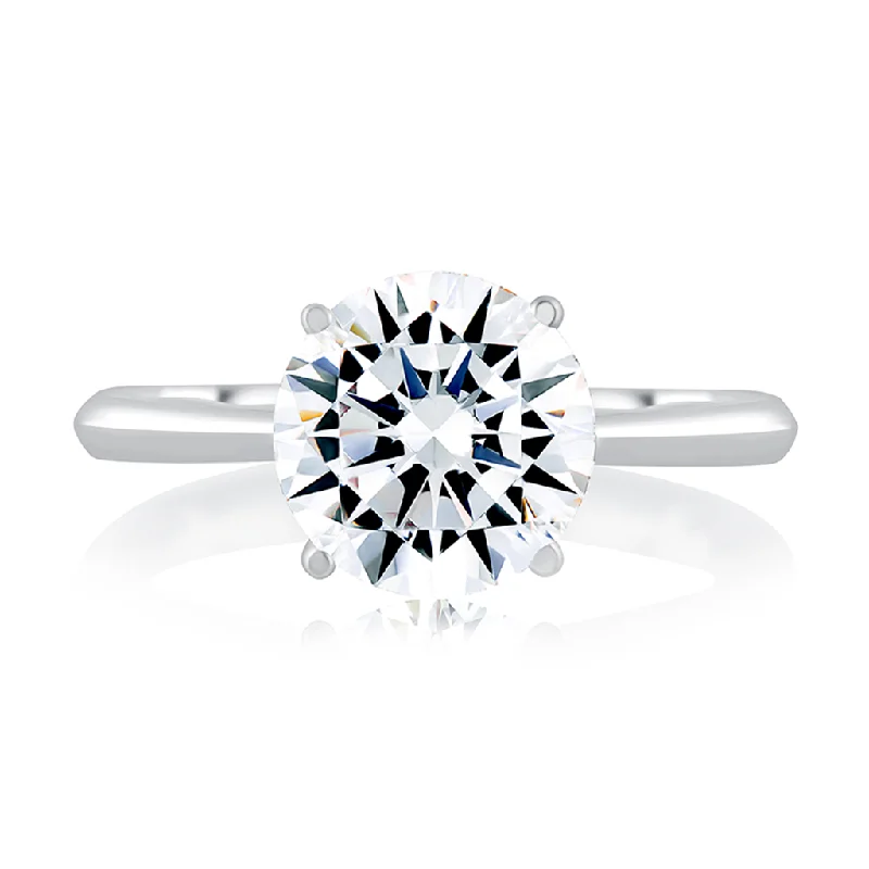 Princess - Cut Women's Diamond Rings in White Gold with a High - Clarity Diamond for a Modern Look14K White Gold Hidden Halo Diamond Engagement Ring Princess - Cut Women's Diamond Rings in White Gold with a High - Clarity Diamond for a Modern Look14K White Gold Hidden Halo Diamond Engagement Ring