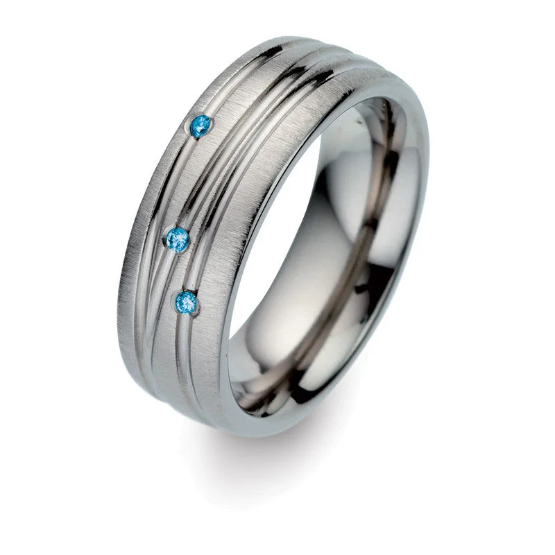 Titanium Rings with a Frosted - Finish Surface for a Modern Aesthetic52291-02 TeNo Titanium Ring Titanium Rings with a Frosted - Finish Surface for a Modern Aesthetic52291-02 TeNo Titanium Ring