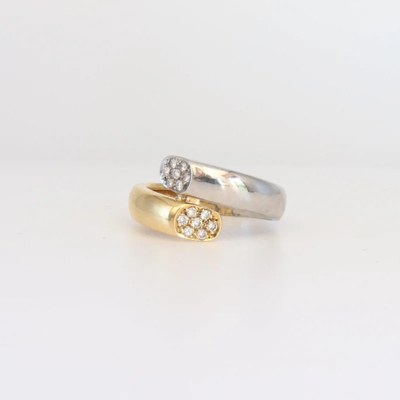 Silicone Women's Rings for a Comfortable and Durable Option2 Colour Platinum Cross Over Diamond Ring Silicone Women's Rings for a Comfortable and Durable Option2 Colour Platinum Cross Over Diamond Ring