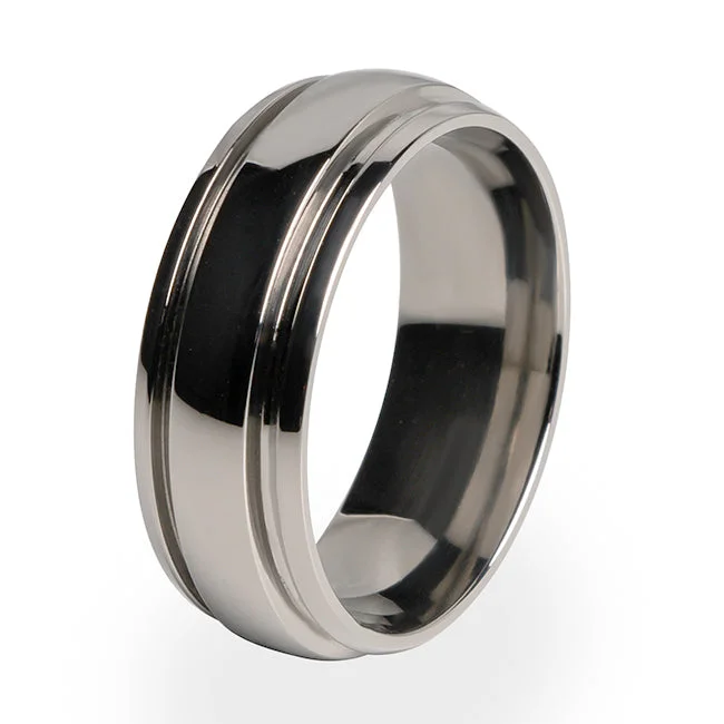 Men's infinity - symbol rings for a romantic meaningBumblebee | Men's Titanium Ring Men's infinity - symbol rings for a romantic meaningBumblebee | Men's Titanium Ring
