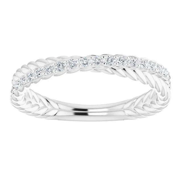 Ruby anniversary rings symbolizing love and passionRope Pattern Round Diamond Wedding Band Criss Cross Ring Ruby anniversary rings symbolizing love and passionRope Pattern Round Diamond Wedding Band Criss Cross Ring