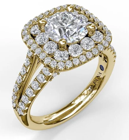 Men's Alexandrite Engagement Rings in Platinum with a Hidden Halo of Diamonds14K Yellow Gold 1.02cttw VS FG Exquisite Unique Double Halo Diamond Semi-Mount Ring by Fana Men's Alexandrite Engagement Rings in Platinum with a Hidden Halo of Diamonds14K Yellow Gold 1.02cttw VS FG Exquisite Unique Double Halo Diamond Semi-Mount Ring by Fana