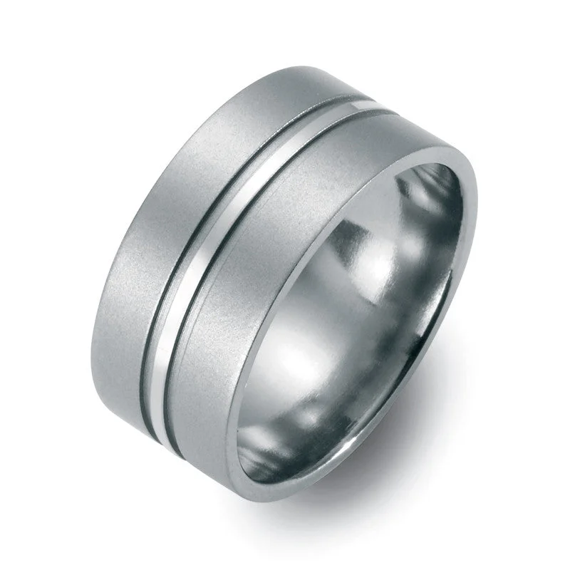 Hypoallergenic Titanium Rings for Sensitive Skin50988-02 TeNo Titanium Ring