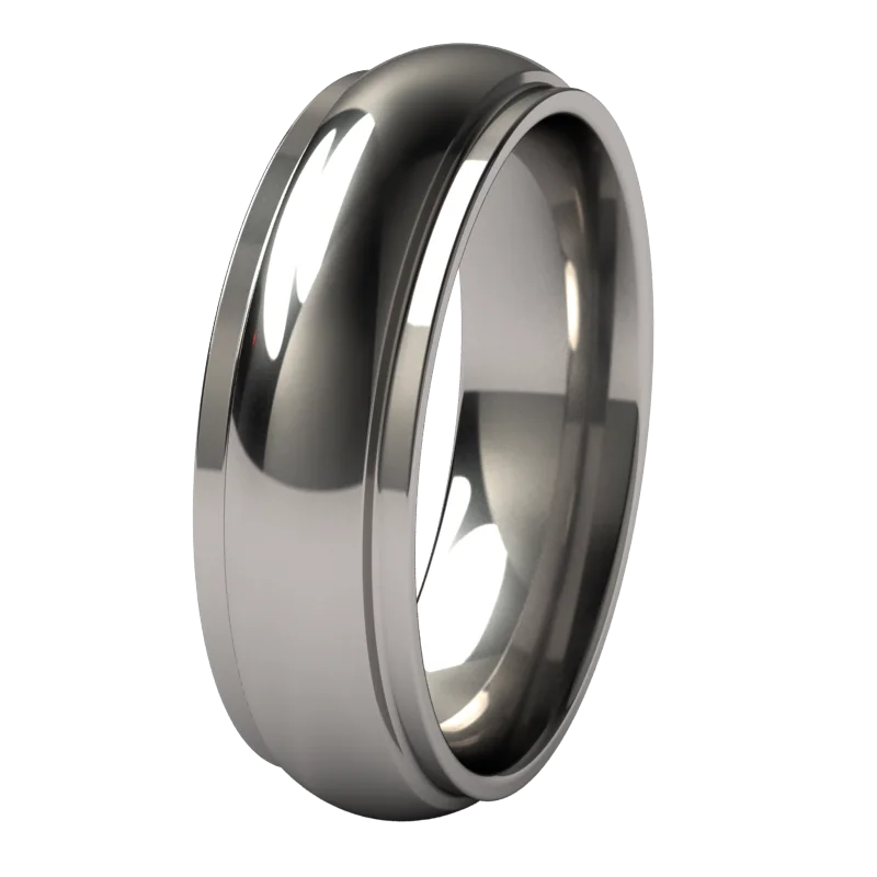 Men's stainless - steel promise rings with a matte finishPartial Eclipse | Men's Titanium Ring Men's stainless - steel promise rings with a matte finishPartial Eclipse | Men's Titanium Ring
