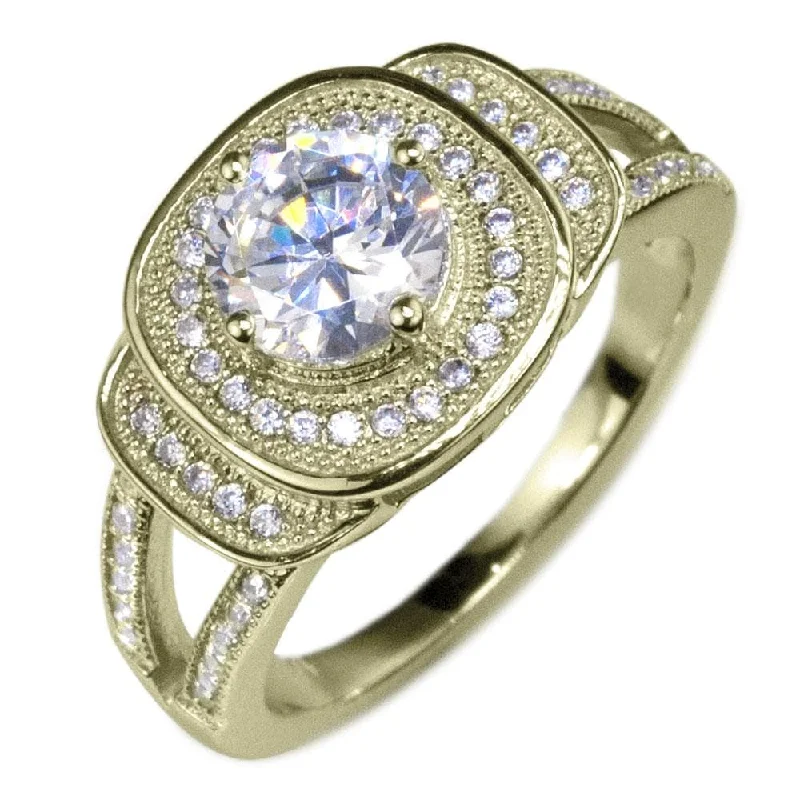 Interlocking Band Women's Rings in White Gold for a Modern DesignIsobella Gold Ring Interlocking Band Women's Rings in White Gold for a Modern DesignIsobella Gold Ring
