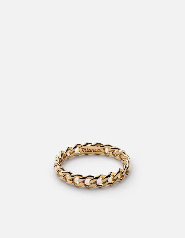 Women's Infinity Symbol Rings in Rose Gold for a Romantic TouchCuban Link Ring, Gold Women's Infinity Symbol Rings in Rose Gold for a Romantic TouchCuban Link Ring, Gold