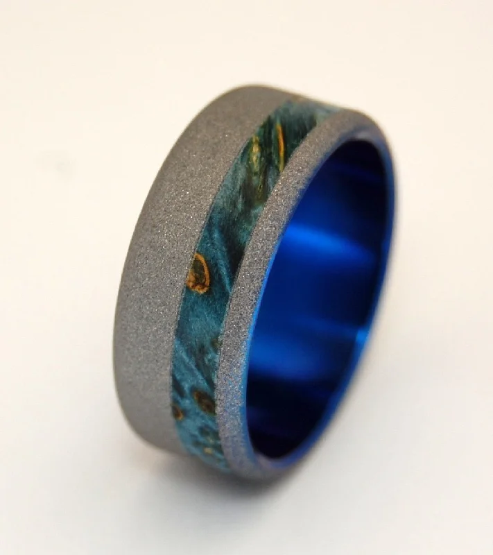 Engagement - Inspired Women's Rings with a Halo of Small DiamondsAmore | Men's Wood, Blue & Titanium Handcrafted Wedding Ring Engagement - Inspired Women's Rings with a Halo of Small DiamondsAmore | Men's Wood, Blue & Titanium Handcrafted Wedding Ring