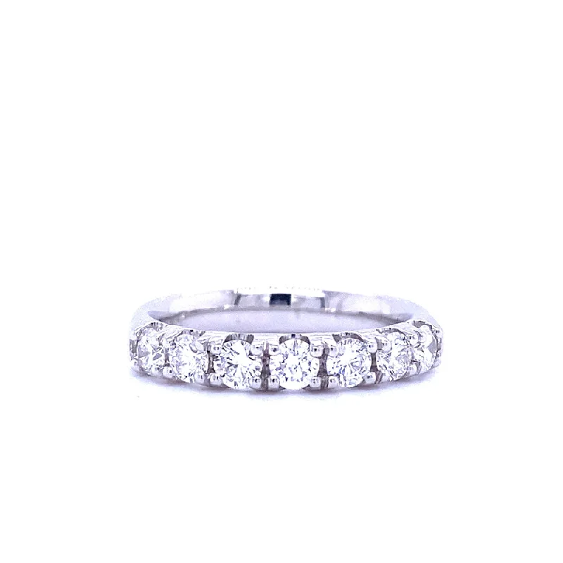 Two - tone gold anniversary rings for a modern lookJulianna Diamond Wedding Band