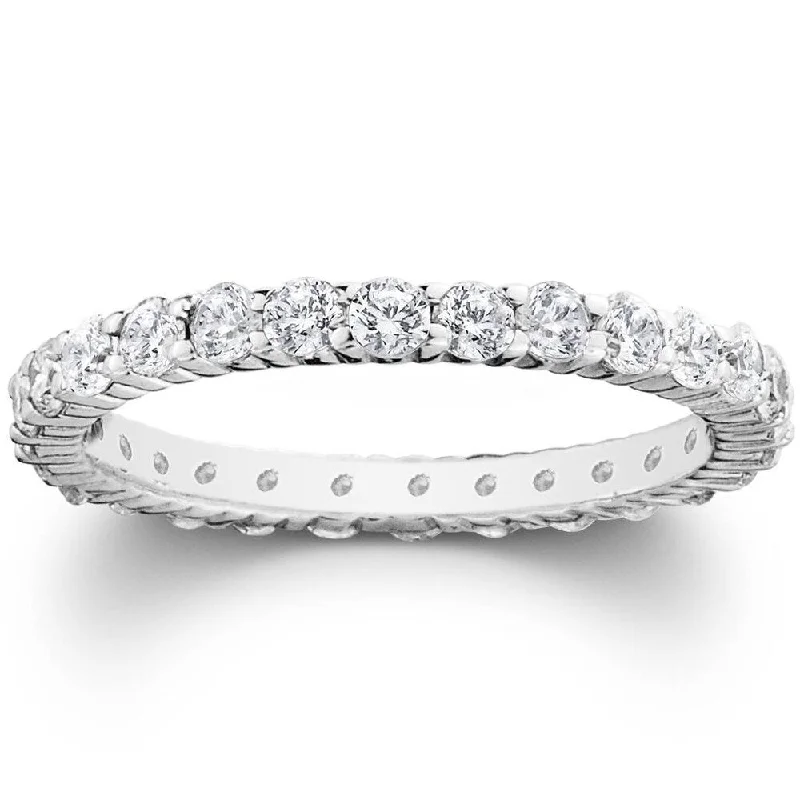 Halo - Style Women's Diamond Rings with a Center Diamond Surrounded by Smaller Diamonds in 18K Gold1ct Lab Grown Diamond Eternity Wedding Ring in 14k White Gold Halo - Style Women's Diamond Rings with a Center Diamond Surrounded by Smaller Diamonds in 18K Gold1ct Lab Grown Diamond Eternity Wedding Ring in 14k White Gold