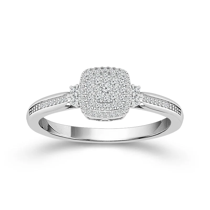 Men's Sapphire Engagement Rings in 18K White Gold with Pave Diamond AccentsSterling Silver Square Halo Multi Stone 1/5 Carat Diamond Promise Ring Men's Sapphire Engagement Rings in 18K White Gold with Pave Diamond AccentsSterling Silver Square Halo Multi Stone 1/5 Carat Diamond Promise Ring