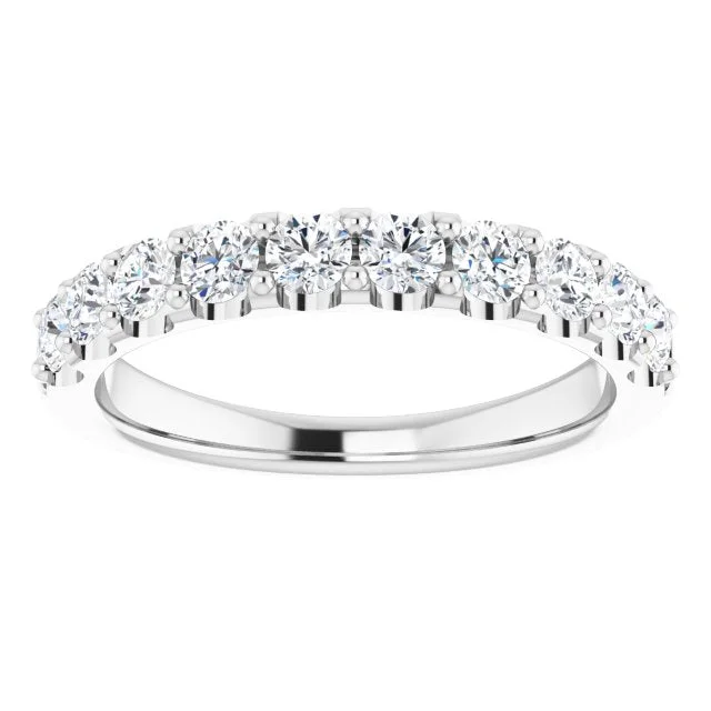 Anniversary rings with a diamond - encrusted band0.75 ct. Round Cut Diamond Wedding Band Classic Anniversary ring Anniversary rings with a diamond - encrusted band0.75 ct. Round Cut Diamond Wedding Band Classic Anniversary ring
