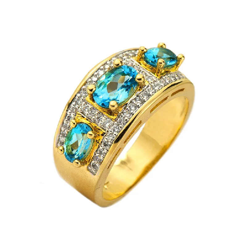 Statement - Making Cocktail Rings for Women with Large Cubic ZirconiaMayfair Ring