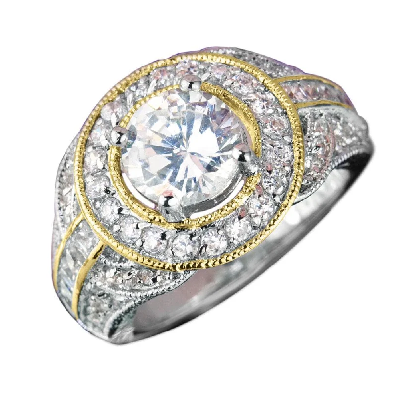 Women's 18K Gold Solitaire Diamond Ring for an Elegant Everyday LookBel-Air Ring