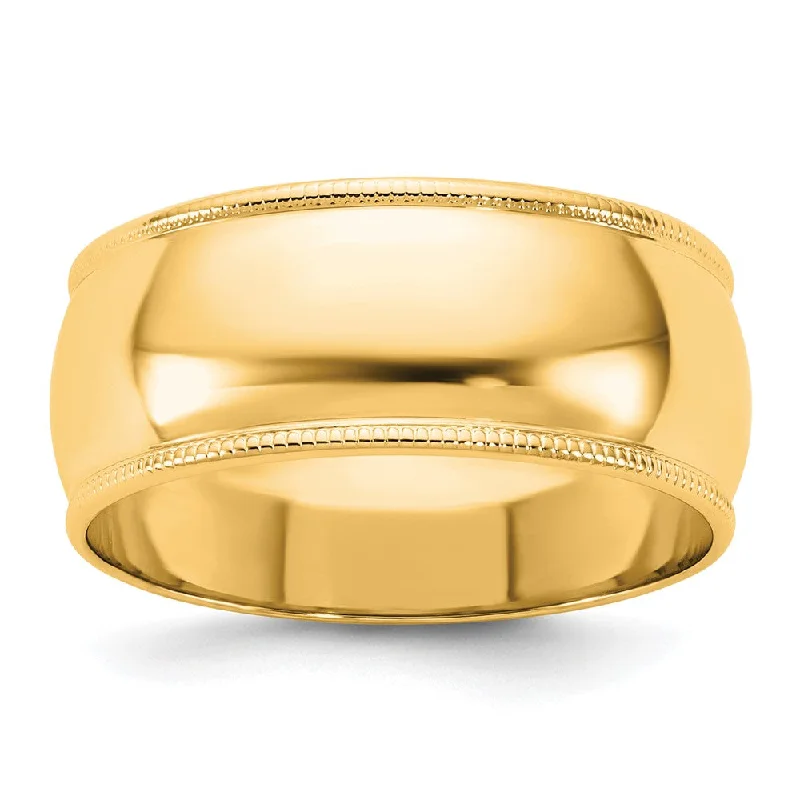 Men's classic silver wedding rings with simple bands14k Yellow Gold 8mm Milgrain Half Round Wedding Band Size 4 Men's classic silver wedding rings with simple bands14k Yellow Gold 8mm Milgrain Half Round Wedding Band Size 4