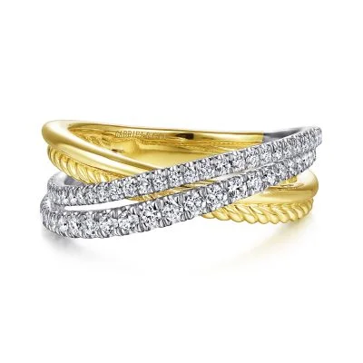 Geometric - Shaped Fashion Rings in Titanium with Iridescent InlaysDiamond Criss Cross Ring Geometric - Shaped Fashion Rings in Titanium with Iridescent InlaysDiamond Criss Cross Ring
