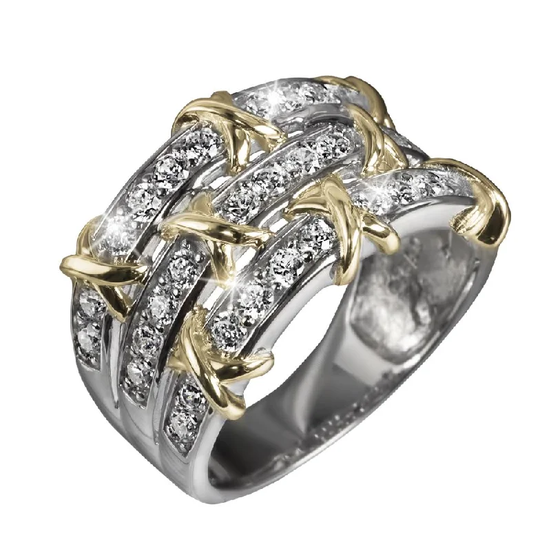 Women's 18K Gold Solitaire Diamond Ring for an Elegant Everyday LookSorrento Ring