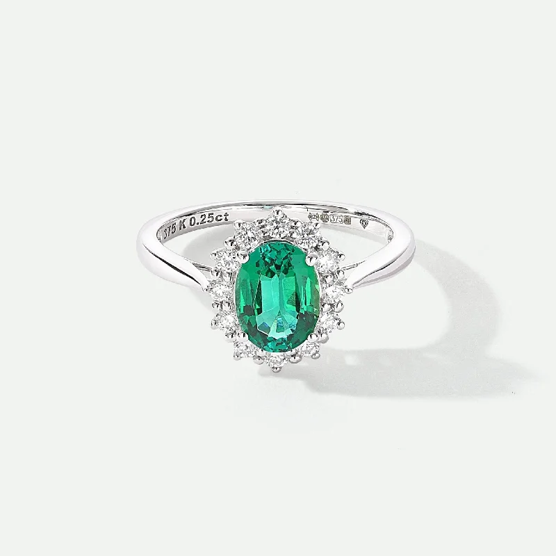 Geometric - Shaped Fashion Rings in Titanium with Iridescent InlaysCate | 9ct White Gold 0.25ct tw Lab Grown Emerald and Diamond Ring Geometric - Shaped Fashion Rings in Titanium with Iridescent InlaysCate | 9ct White Gold 0.25ct tw Lab Grown Emerald and Diamond Ring