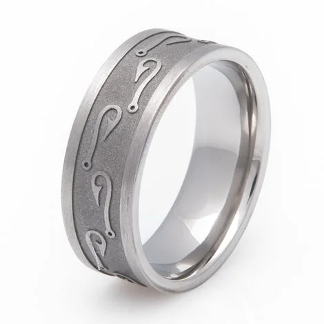 Tungsten - Carbide and Titanium Combo Rings for Extra DurabilityFish Hooks