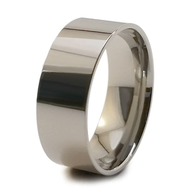 Men's stackable rings for a layered lookStealth Facia Titanium Ring
